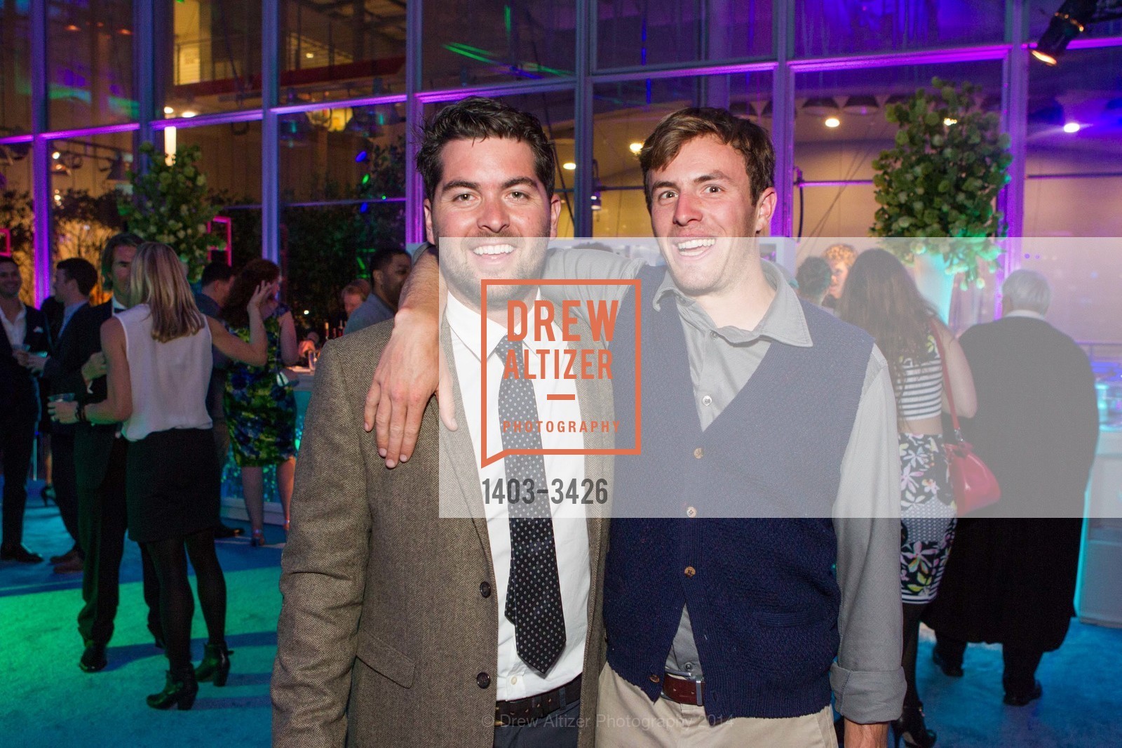 Harrison Watkins, Carson Cornbrooks, California Academy of Sciences – Big Bang Gala, US, April 24th, 2014, Photo #1403-3426 Harrison Watkins, Carson Cornbrooks, Photo #1403-3426