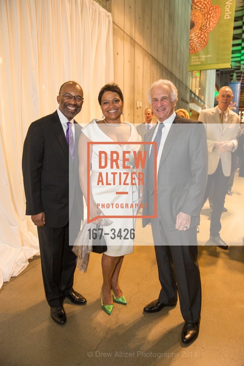 Rob Davenport, Michelle Davenport, Doug Herst, California Academy of Sciences – Big Bang Gala, US, April 24th, 2014, Photo #167-3426 Rob Davenport, Michelle Davenport, Doug Herst, Photo #167-3426