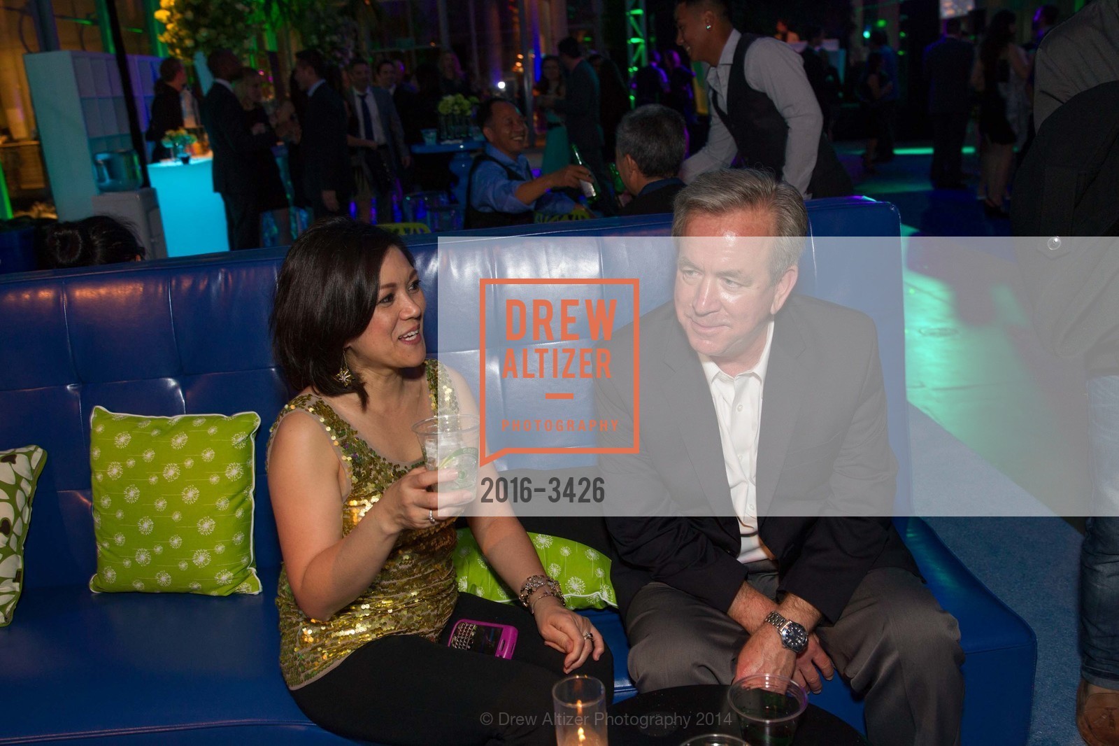 Lelet Serrano, Jeff McNall, California Academy of Sciences – Big Bang Gala, US, April 24th, 2014, Photo #2016-3426 Lelet Serrano, Jeff McNall, Photo #2016-3426