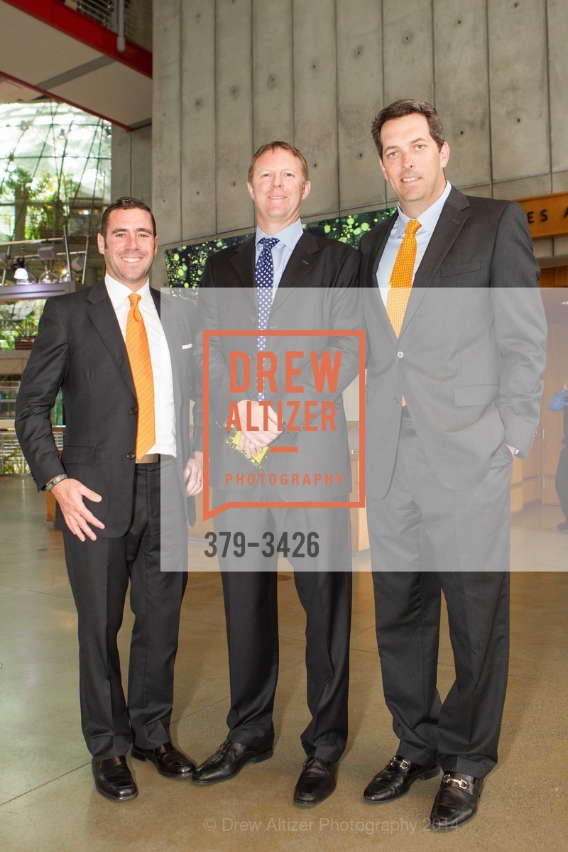 Bart Stephens, Greg Tusher, Sean Carroll, California Academy of Sciences – Big Bang Gala, US, April 24th, 2014, Photo #379-3426 Bart Stephens, Greg Tusher, Sean Carroll, Photo #379-3426