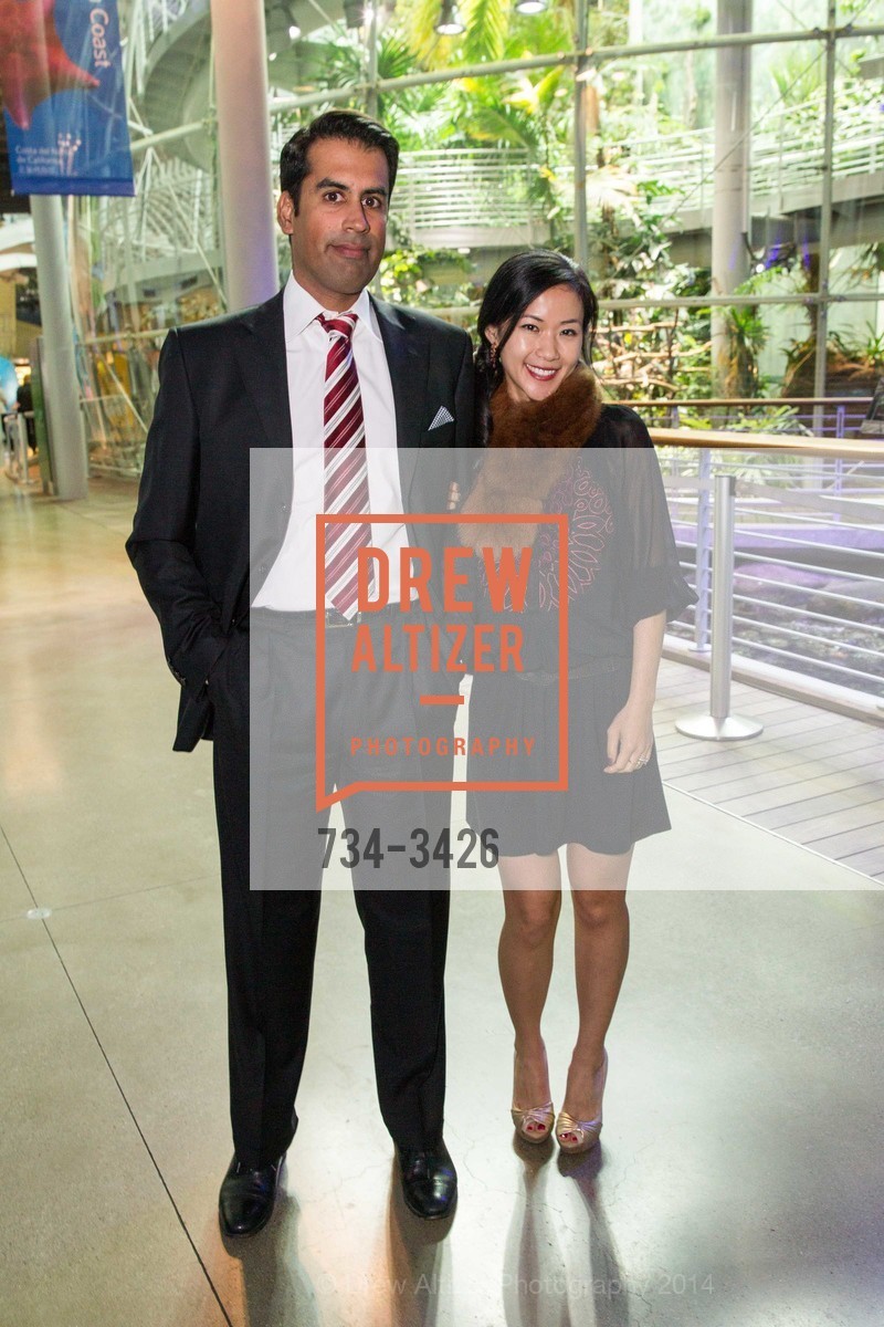 Nehal Raj, Jenny Raj, California Academy of Sciences – Big Bang Gala, US, April 24th, 2014, Photo #734-3426 Nehal Raj, Jenny Raj, Photo #734-3426