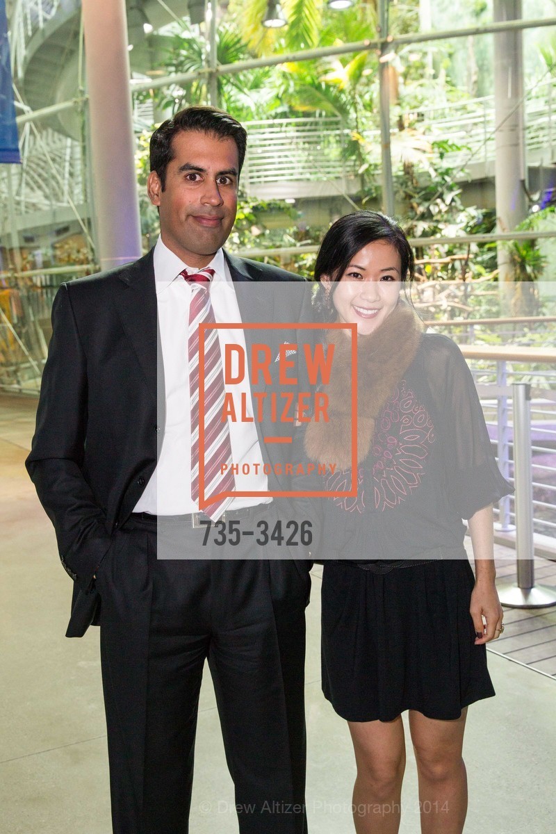 Nehal Raj, Jenny Raj, California Academy of Sciences – Big Bang Gala, US, April 24th, 2014, Photo #735-3426 Nehal Raj, Jenny Raj, Photo #735-3426