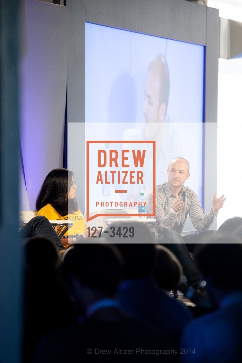 Adora Cheung, Logan Green, MIXPANEL Presents: DATA DRIVEN Conference 2014:, US, July 31st, 2014, Photo #127-3429 Adora Cheung, Logan Green, Photo #127-3429