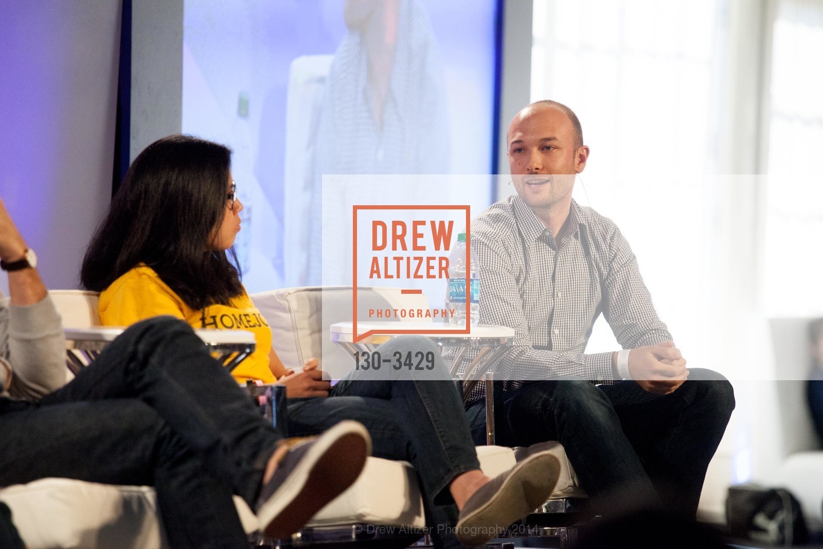 Adora Cheung, Logan Green, MIXPANEL Presents: DATA DRIVEN Conference 2014:, US, July 31st, 2014, Photo #130-3429 Adora Cheung, Logan Green, Photo #130-3429