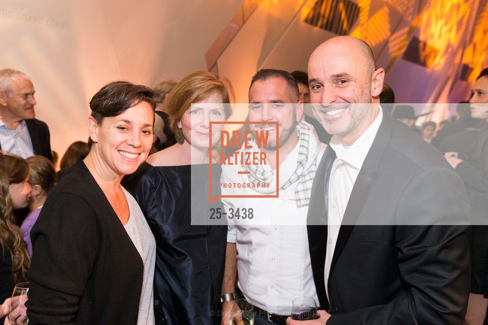 Jen Chaiken, Sam Hamilton, Brian Espinosa, Ivan Serdar, THE CONTEMPORARY JEWISH MUSEUM'S Sixty Annual Famiiy Gala, US, December 7th, 2014, Photo #25-3438 Jen Chaiken, Sam Hamilton, Brian Espinosa, Ivan Serdar, Photo #25-3438