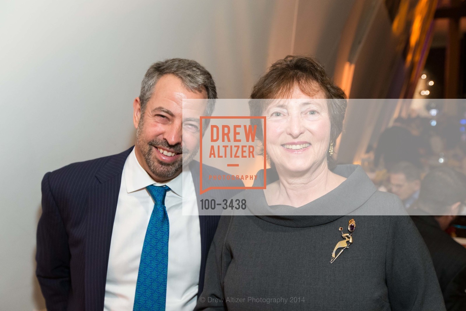 David Levine, Helene Edelman, THE CONTEMPORARY JEWISH MUSEUM'S Sixty Annual Famiiy Gala, US, December 7th, 2014, Photo #100-3438 David Levine, Helene Edelman, Photo #100-3438