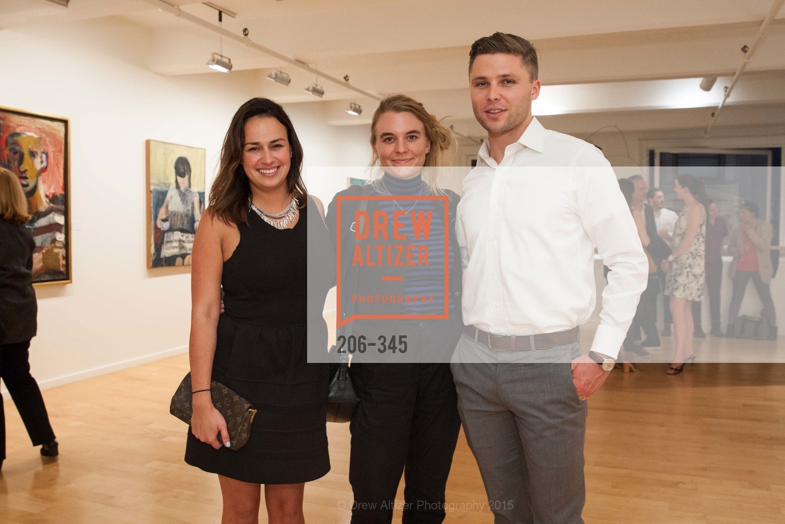 Farren McGaffigan, Julia Birka-White, Andrew Cereghino, John Berggruen Gallery presents "Looking Back: 45 Years", John Berggruen Gallery. John Berggruen Gallery, . 228 Grant Ave, October 8th, 2015, Photo #206-345 Farren McGaffigan, Julia Birka-White, Andrew Cereghino, Photo #206-345