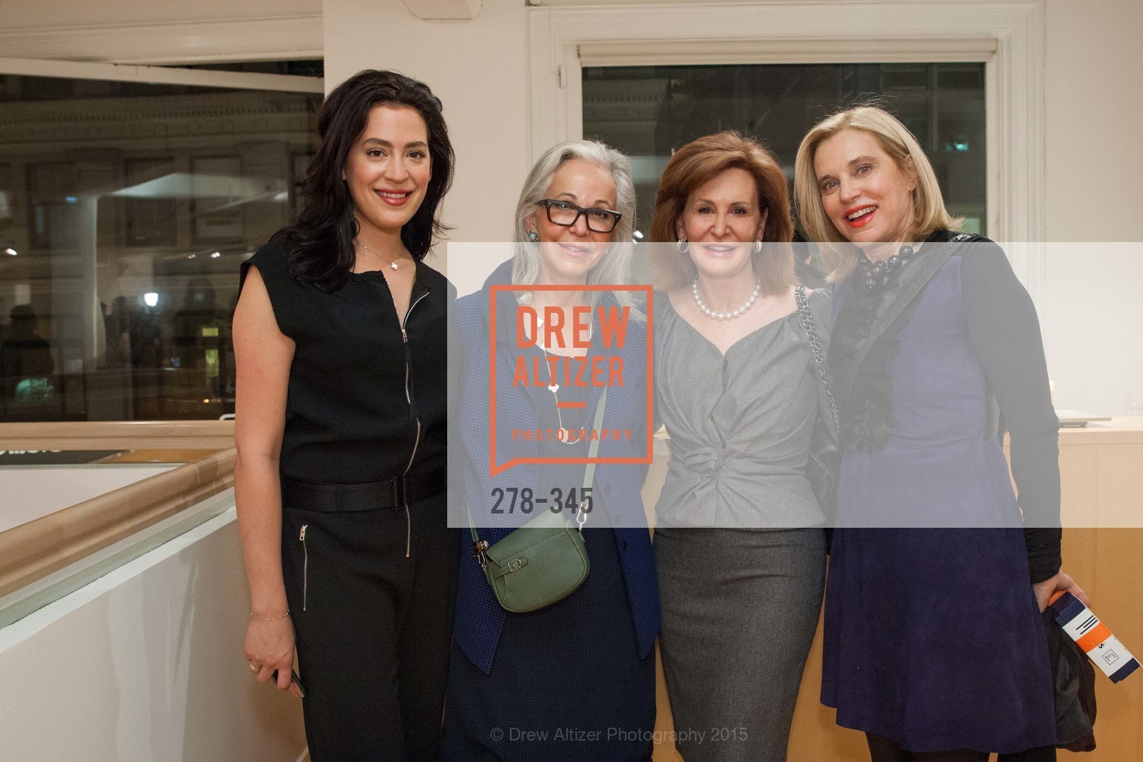 Becky Ascher, Nancy Ascher, Diane Morris, Karen Diefenbach, John Berggruen Gallery presents "Looking Back: 45 Years", John Berggruen Gallery. John Berggruen Gallery, . 228 Grant Ave, October 8th, 2015, Photo #278-345 Becky Ascher, Nancy Ascher, Diane Morris, Karen Diefenbach, Photo #278-345