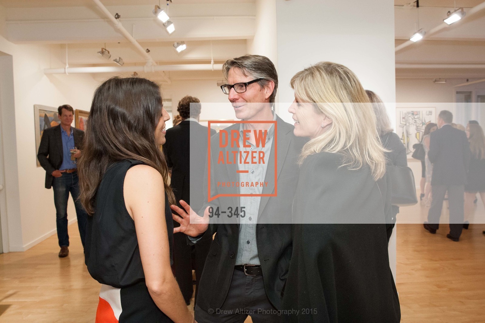 Eugenia Ballve, Peter Hassan, Louise Hassen, John Berggruen Gallery presents "Looking Back: 45 Years", John Berggruen Gallery. John Berggruen Gallery, . 228 Grant Ave, October 8th, 2015, Photo #94-345 Eugenia Ballve, Peter Hassan, Louise Hassen, Photo #94-345