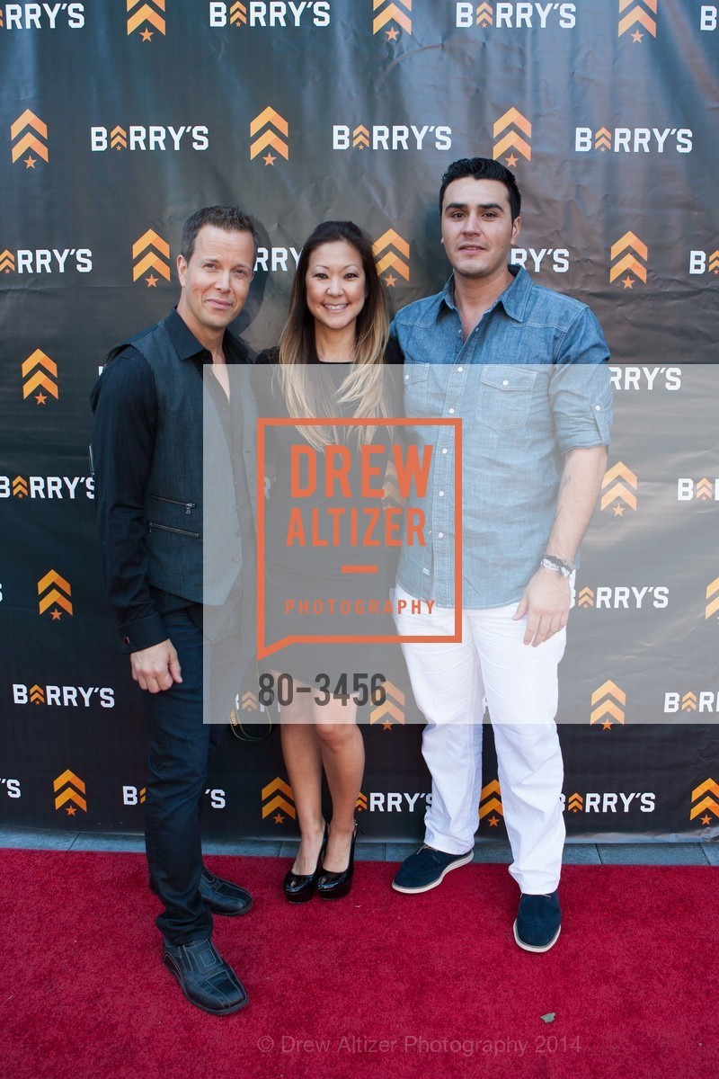 Martin George, Kelly Kikugawa, Danny Acosta, BARRY'S BOOTCAMP San Francisco Grand Opening, US, June 12th, 2014, Photo #80-3456 Martin George, Kelly Kikugawa, Danny Acosta, Photo #80-3456