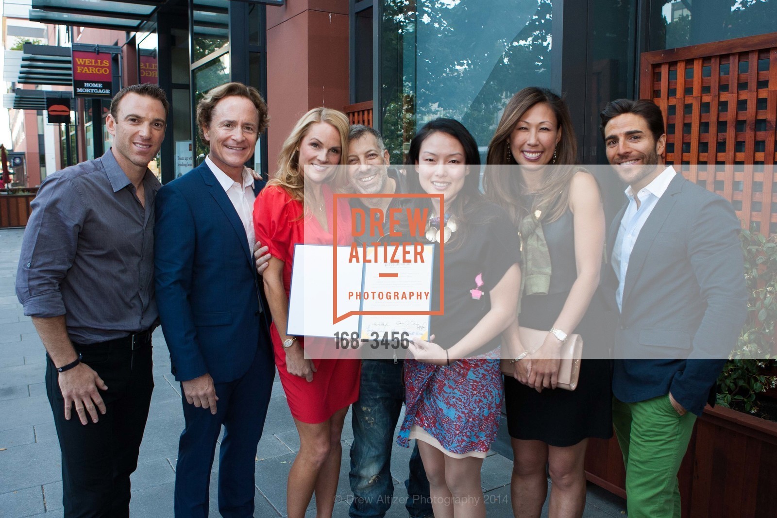 Adam Shane, John Mumford, Rachel Mumford, Barry Jay, Jane Kim, Joy Boatwright, Joey Gonzalez, BARRY'S BOOTCAMP San Francisco Grand Opening, US, June 12th, 2014, Photo #168-3456 Adam Shane, John Mumford, Rachel Mumford, Barry Jay, Jane Kim, Joy Boatwright, Joey Gonzalez, Photo #168-3456
