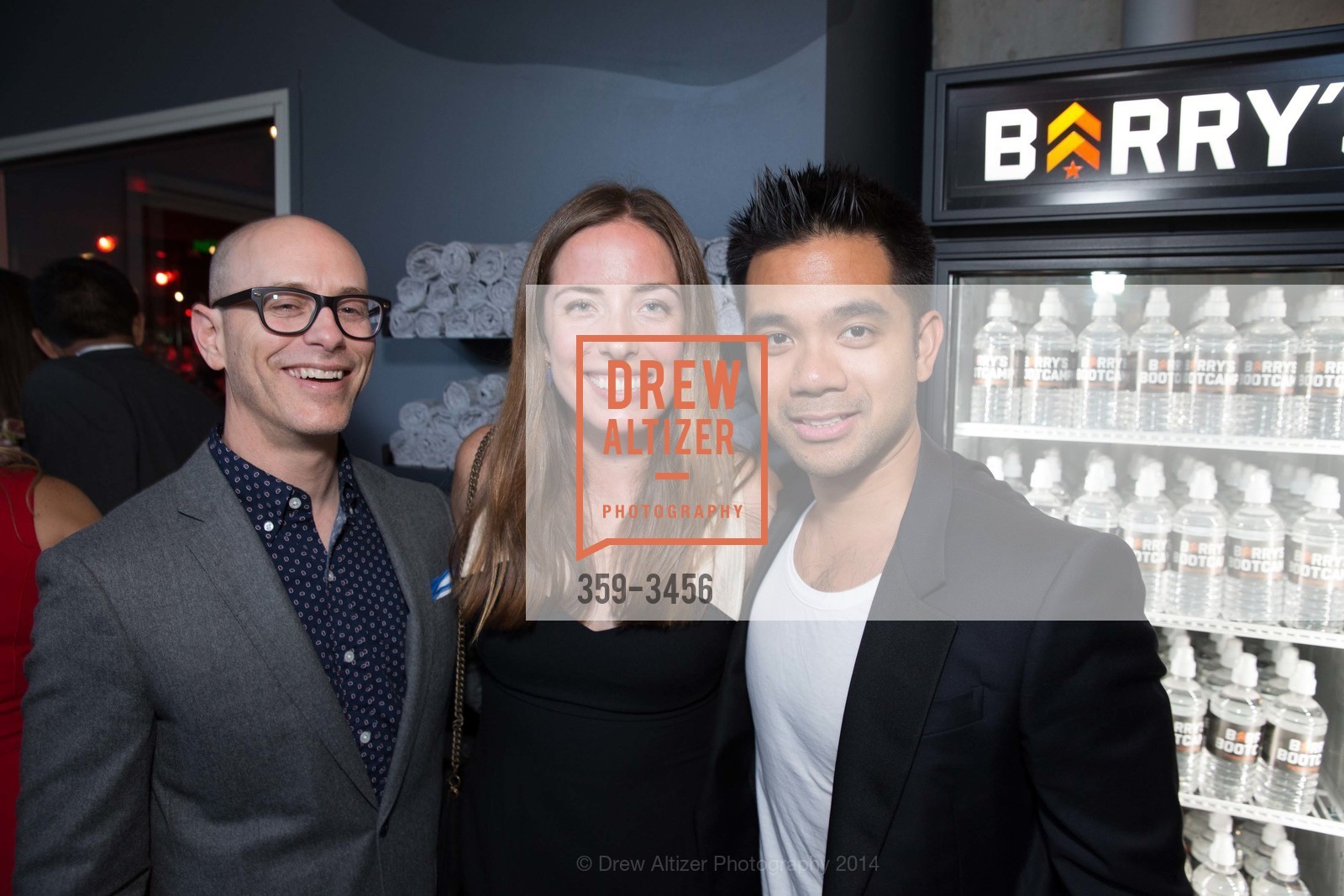 Teddy Tenenbaum, Dominique Duncan, Alfred Castaneda, BARRY'S BOOTCAMP San Francisco Grand Opening, US, June 12th, 2014, Photo #359-3456 Teddy Tenenbaum, Dominique Duncan, Alfred Castaneda, Photo #359-3456