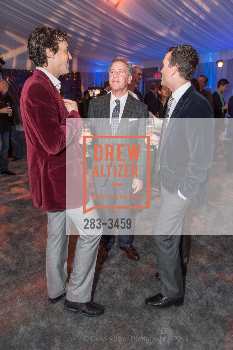 Sean Kelley, Gregg Lynn, Geoffrey Herrick, Gregg Lynn's Holiday Party, US, December 7th, 2014, Photo #283-3459 Sean Kelley, Gregg Lynn, Geoffrey Herrick, Photo #283-3459