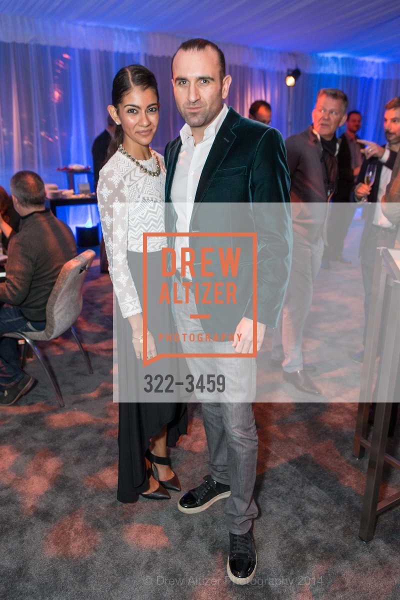 Tara Dhingra, Mood Rowghani, Gregg Lynn's Holiday Party, US, December 7th, 2014, Photo #322-3459 Tara Dhingra, Mood Rowghani, Photo #322-3459