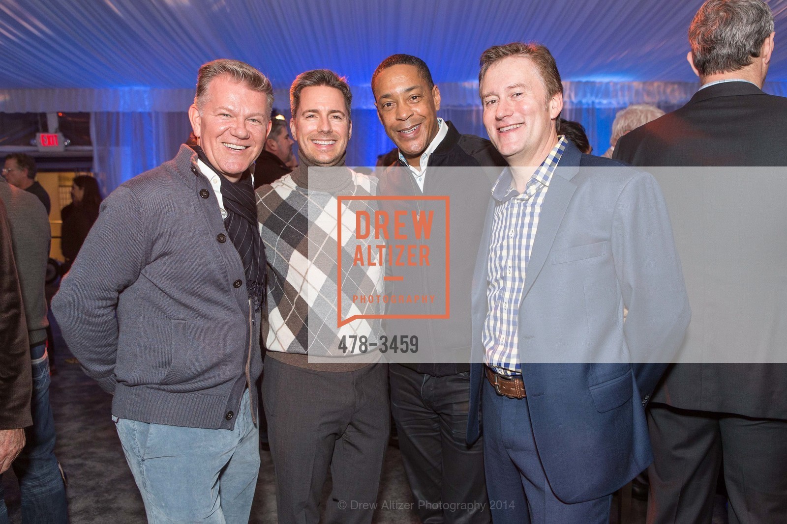 Collin Walsh, Dave Ederick, John Barnhill, Bruce Davis, Gregg Lynn's Holiday Party, US, December 7th, 2014, Photo #478-3459 Collin Walsh, Dave Ederick, John Barnhill, Bruce Davis, Photo #478-3459