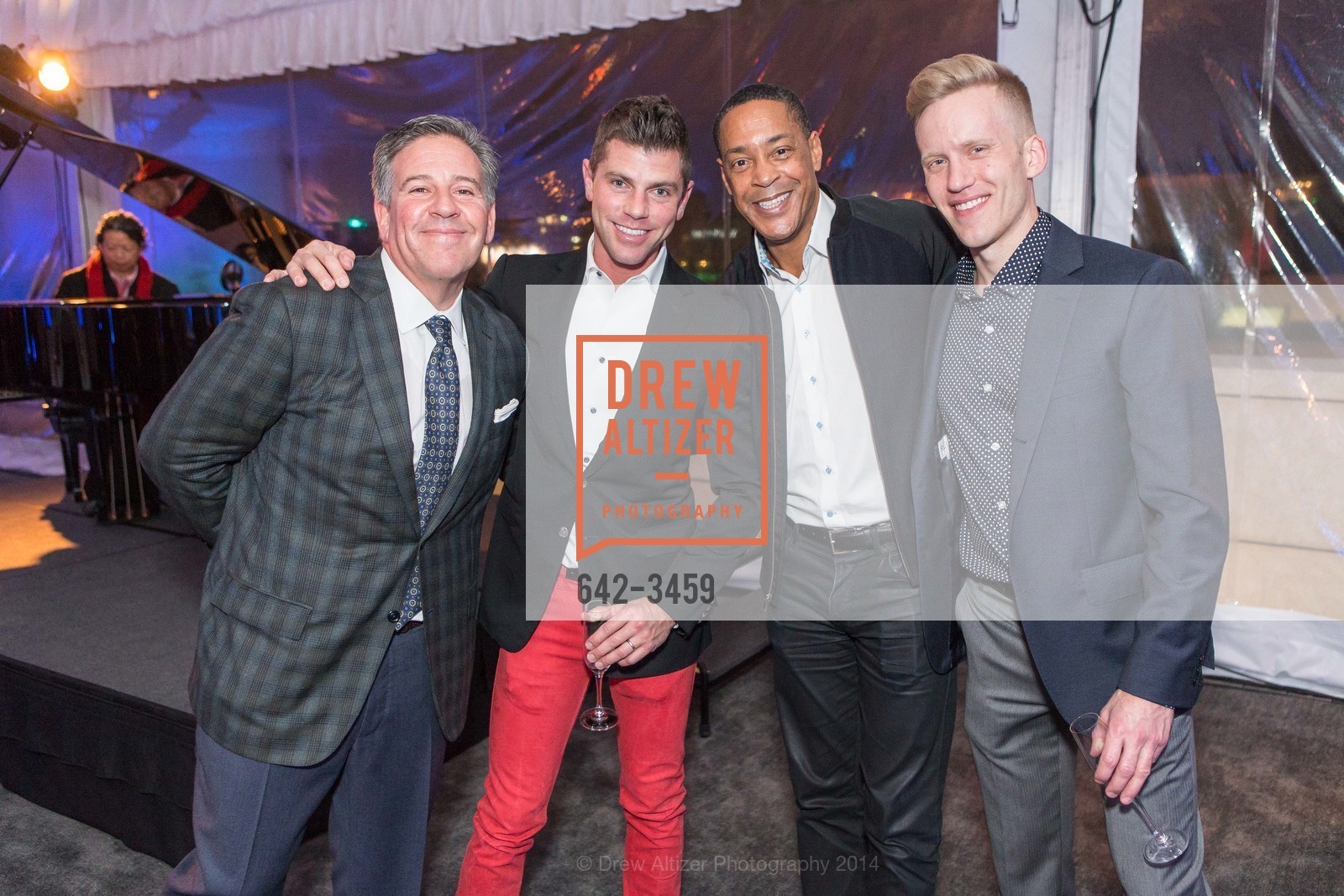 Gregg Lynn, Paul Dehnert, John Barnhill, Gregg Lynn's Holiday Party, US, December 7th, 2014, Photo #642-3459 Gregg Lynn, Paul Dehnert, John Barnhill, Photo #642-3459