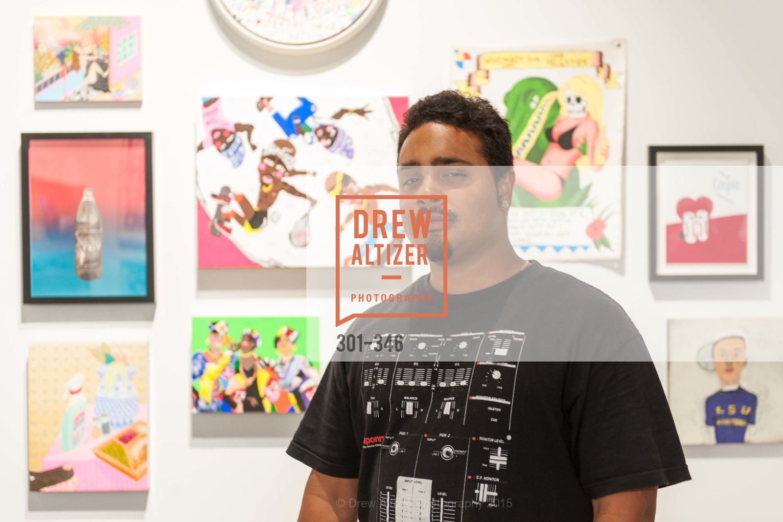 Yarrow Slaps, Art Miami Presents: Art Silicon Valley, San Mateo County Event Center. 1346 Saratoga Dr, October 8th, 2015,Drew Altizer, Drew Altizer Photography, full-service agency, private events, San Francisco photographer, photographer california