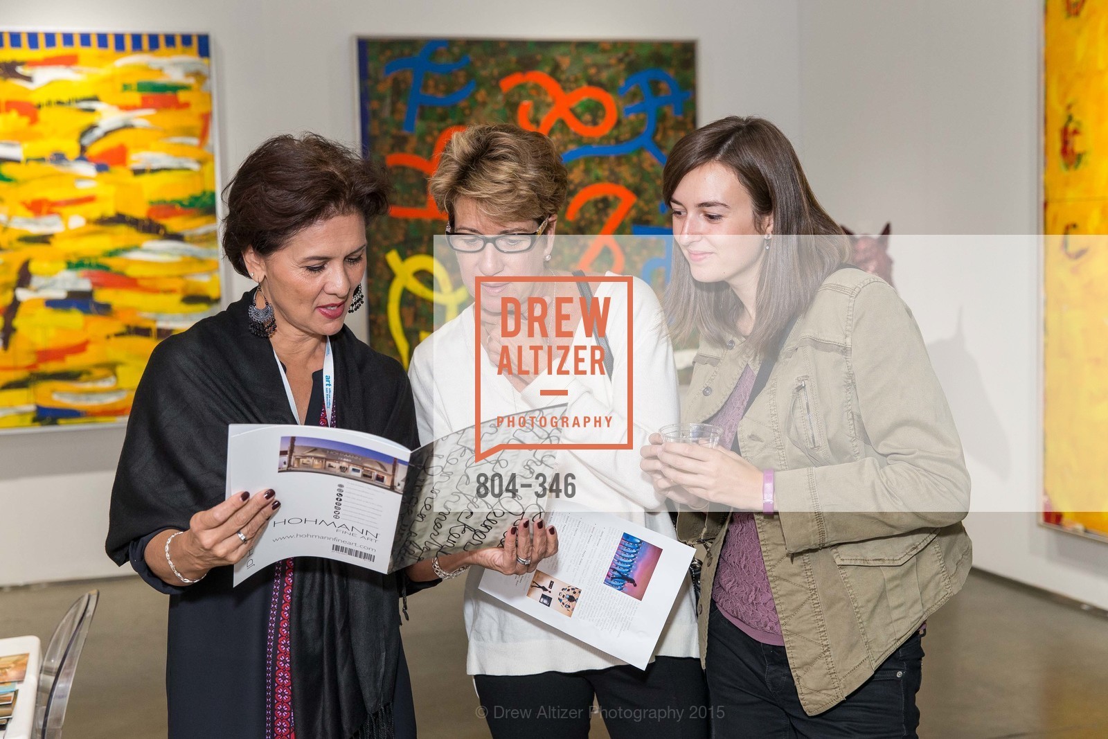 Loretta Mosher, Martha Stevenson, Michelle Stevenson, Art Miami Presents: Art Silicon Valley, San Mateo County Event Center. San Mateo County Event Center, . 1346 Saratoga Dr, October 8th, 2015, Photo #804-346 Loretta Mosher, Martha Stevenson, Michelle Stevenson, Photo #804-346