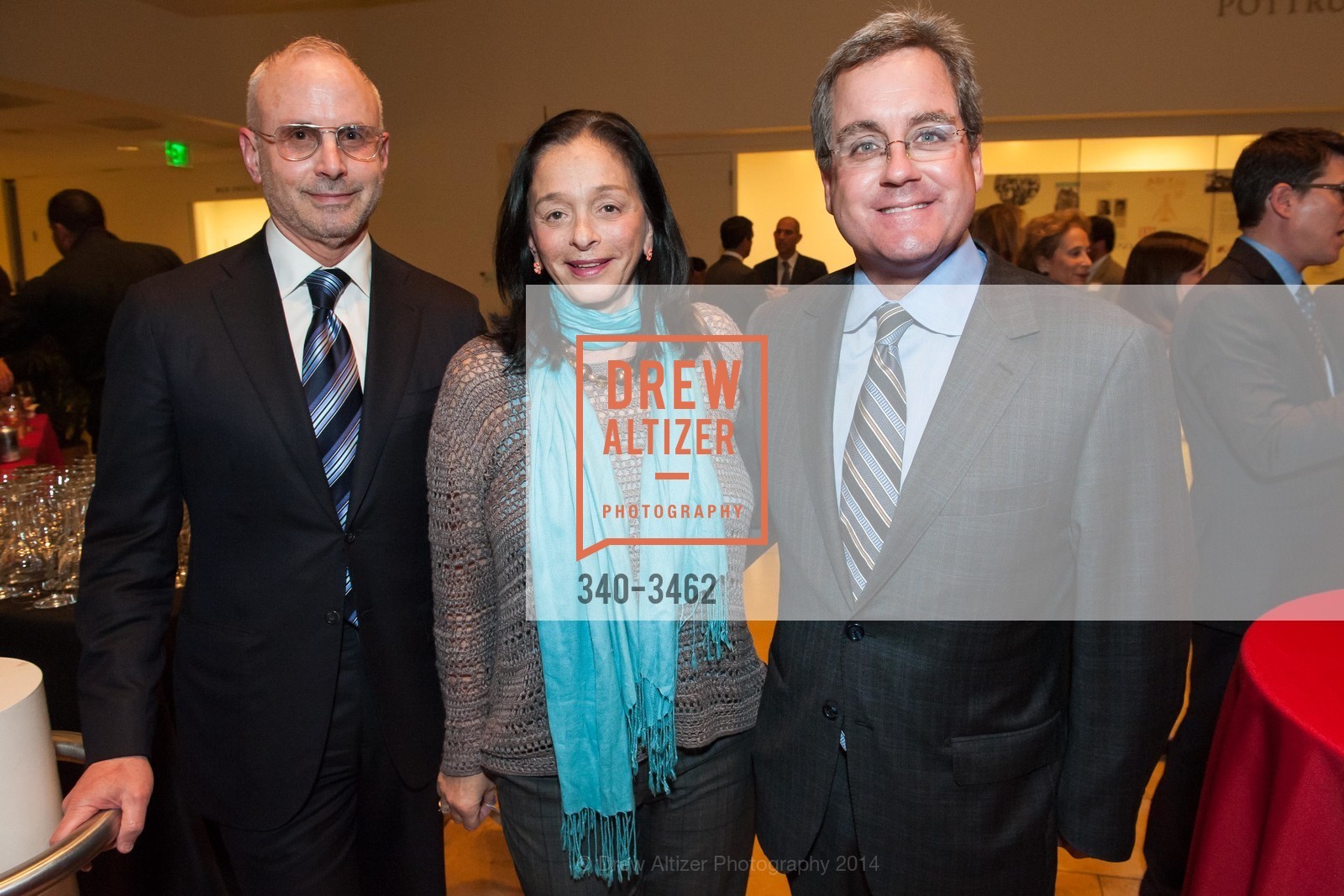 Arthur Wachtel, Ellen Chaitin, Dennis Herrera, JCRC's Behind the Scenes 2014, US, February 13th, 2014, Photo #340-3462 Arthur Wachtel, Ellen Chaitin, Dennis Herrera, Photo #340-3462