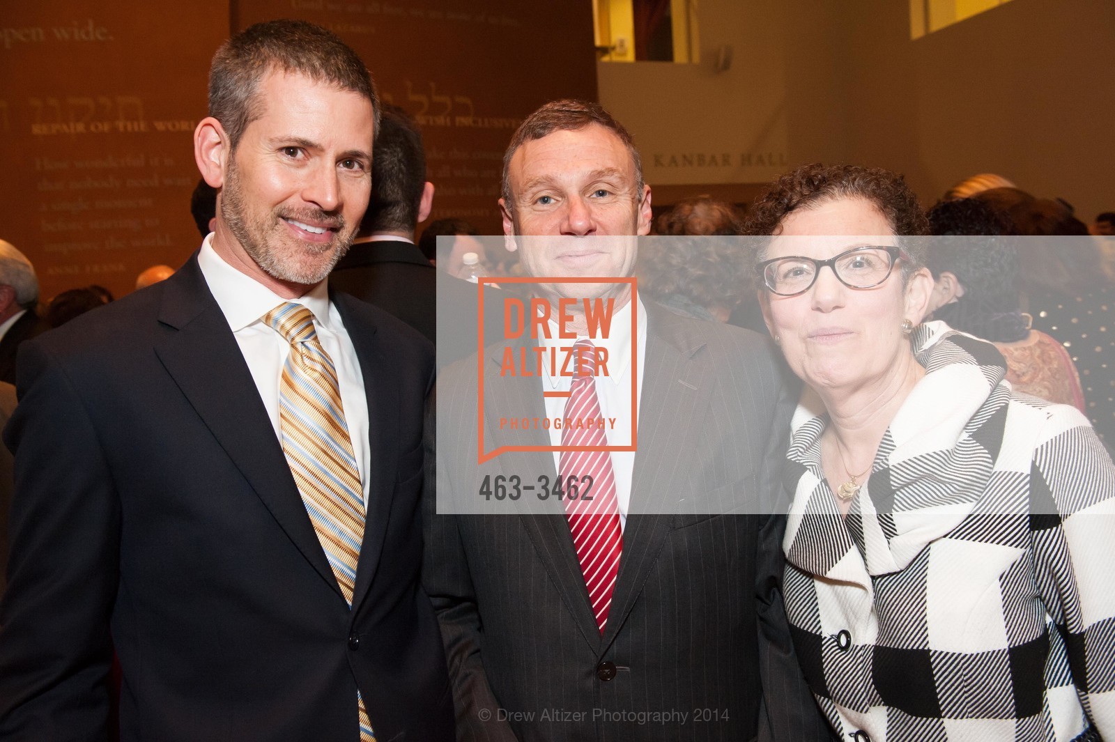 Aaron Danzig, Manny Fishman, Leslie Payne, JCRC's Behind the Scenes 2014, US, February 13th, 2014, Photo #463-3462 Aaron Danzig, Manny Fishman, Leslie Payne, Photo #463-3462