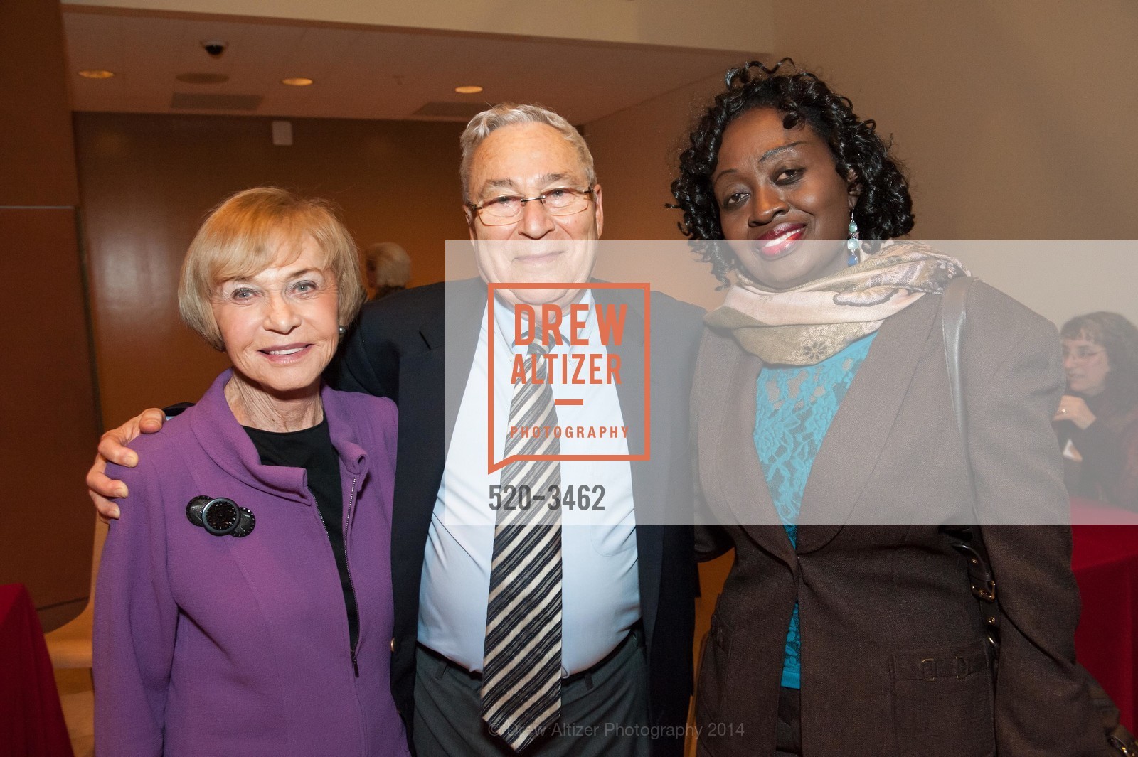 Barbara Rosenberg, Dick Rosenberg, Commissioner Linda Richardson, Photo #520-3462