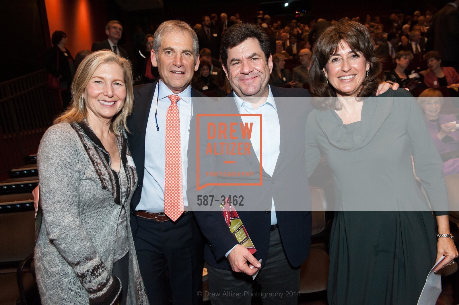Janie Friend, Donny Friend, John Pritzker, Rosalind Franklin, JCRC's Behind the Scenes 2014, US, February 13th, 2014, Photo #587-3462 Janie Friend, Donny Friend, John Pritzker, Rosalind Franklin, Photo #587-3462