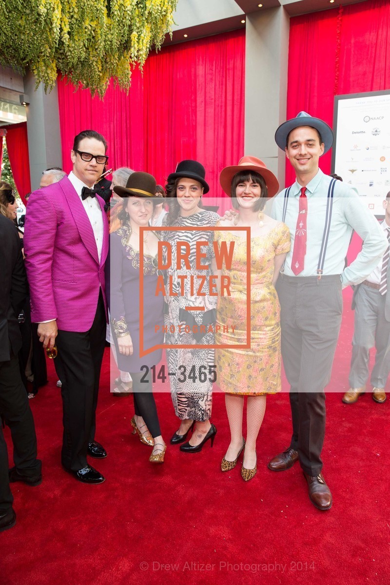 Robert Mailer Anderson, Abbie Dwelle, Kirsten Hove, Wendy Hawkins, Byron Burchard, SF JAZZ Gala Honors Herbie Hancock, US, May 16th, 2014, Photo #214-3465 Robert Mailer Anderson, Abbie Dwelle, Kirsten Hove, Wendy Hawkins, Byron Burchard, Photo #214-3465