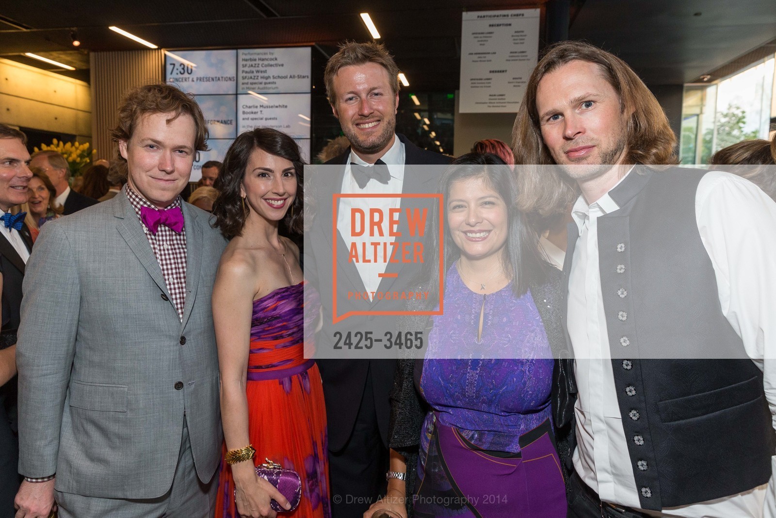 Aaron Sittig, Jessica Sittig, Justin Shafer, Xochi Birch, Michael Birch, SF JAZZ Gala Honors Herbie Hancock, US, May 16th, 2014, Photo #2425-3465 Aaron Sittig, Jessica Sittig, Justin Shafer, Xochi Birch, Michael Birch, Photo #2425-3465