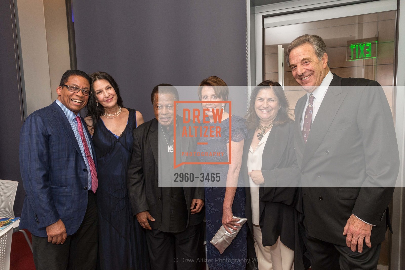 Herbie Hancock Gigi Hancock, Wayne Shorter, Nancy Pelosi, Paul Pelosi, SF JAZZ Gala Honors Herbie Hancock, US, May 16th, 2014, Photo #2960-3465 Herbie Hancock Gigi Hancock, Wayne Shorter, Nancy Pelosi, Paul Pelosi, Photo #2960-3465