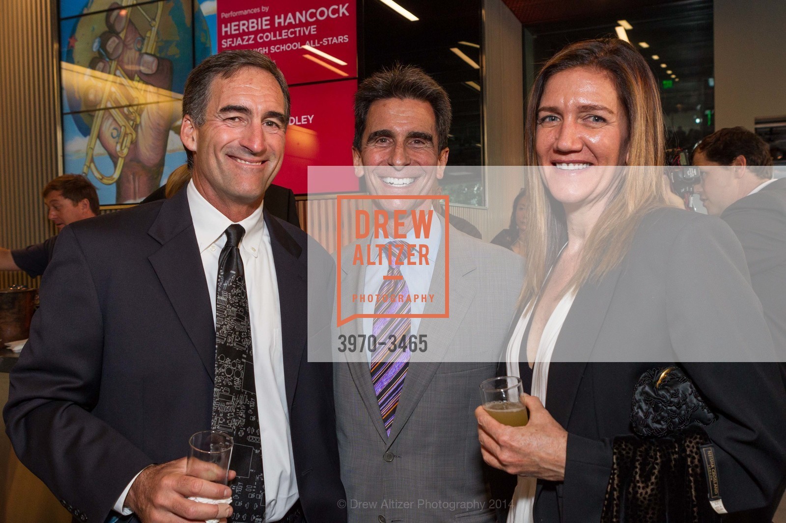 Michael DeLapa, Mark Leno, Rebecca Shaw, SF JAZZ Gala Honors Herbie Hancock, US, May 16th, 2014, Photo #3970-3465 Michael DeLapa, Mark Leno, Rebecca Shaw, Photo #3970-3465