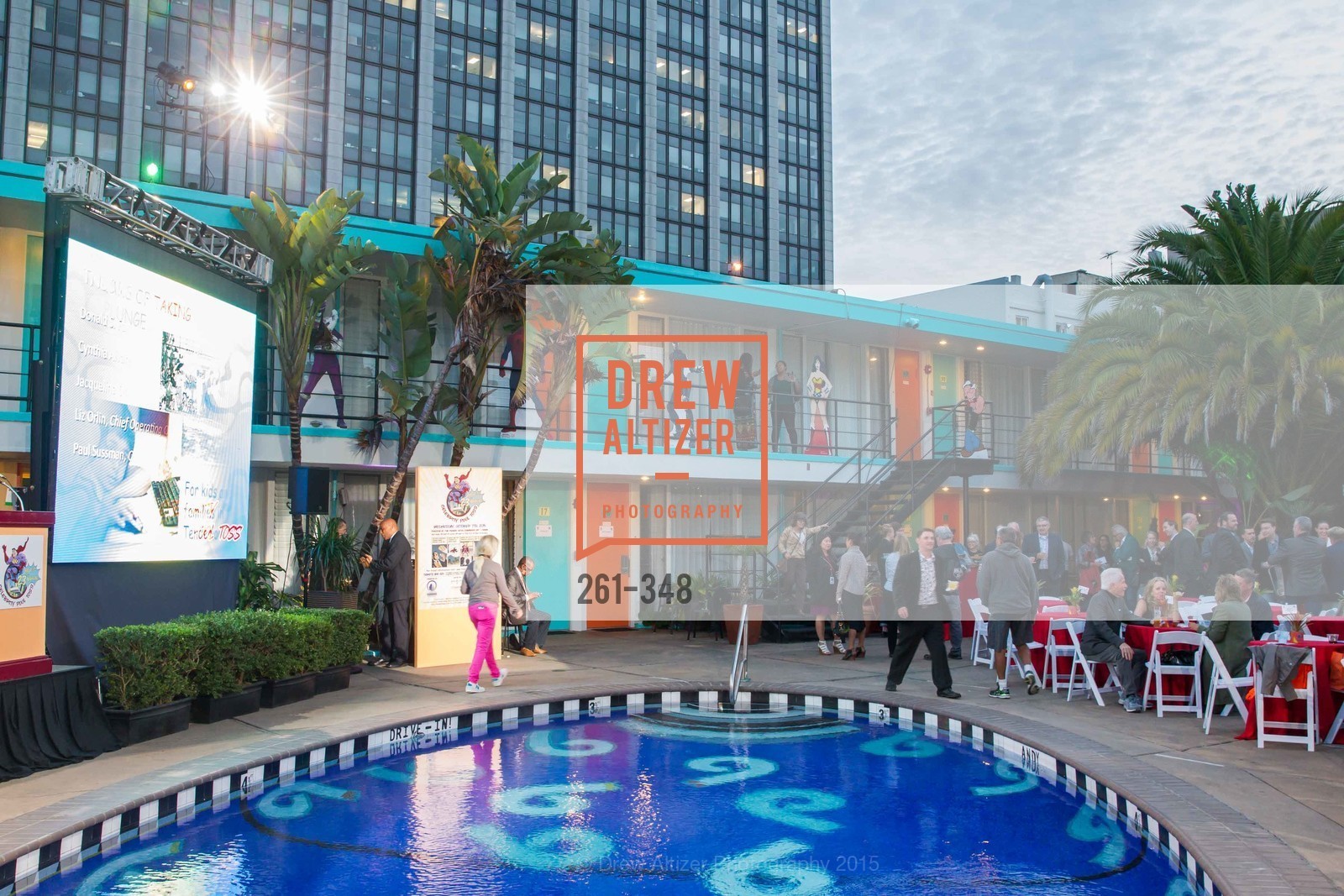 Atmosphere, TNDC Annual Celebrity Pool Toss, Phoenix Hotel. 601 Eddy St, October 7th, 2015,Drew Altizer, Drew Altizer Photography, full-service agency, private events, San Francisco photographer, photographer california