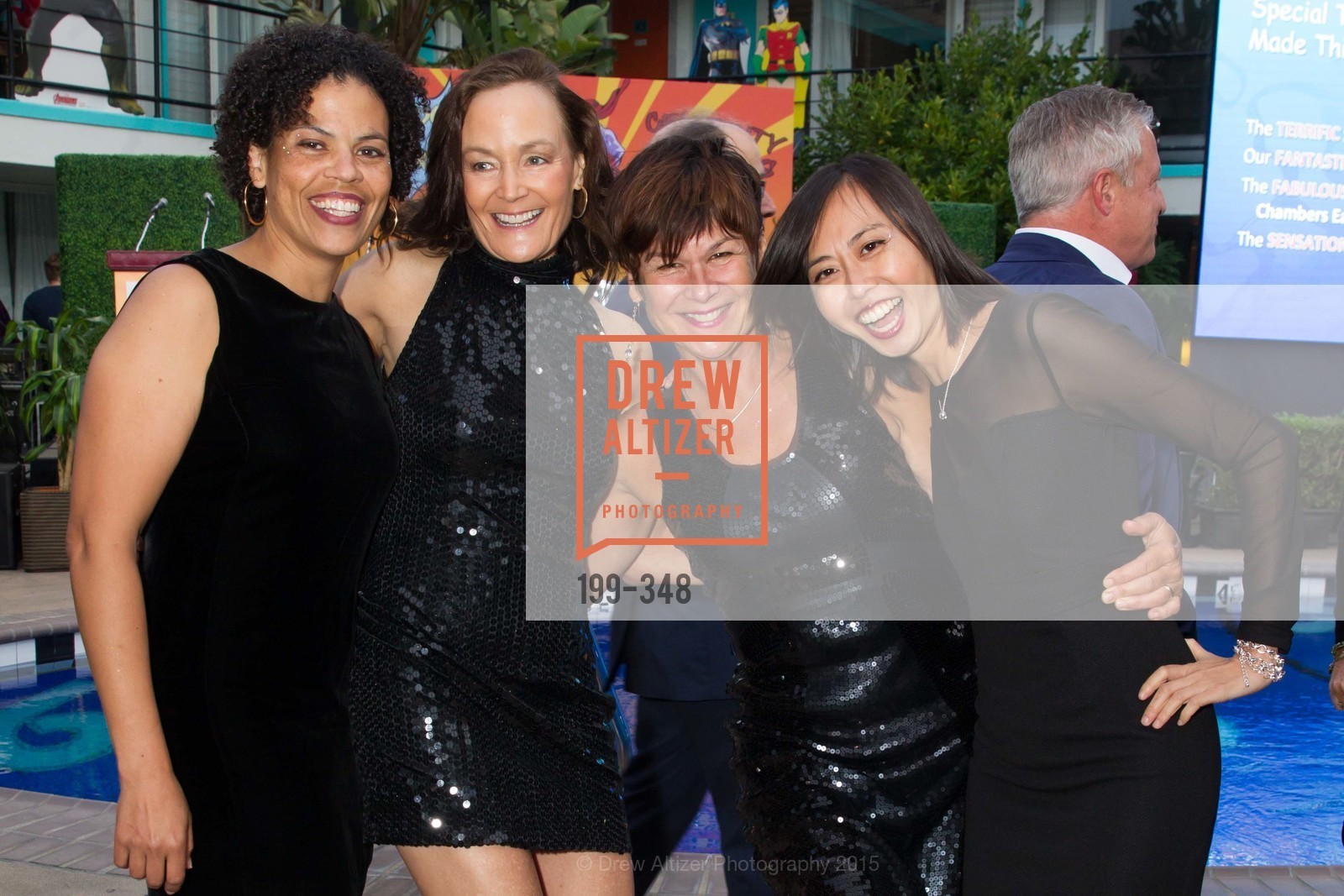 Anne Griffith, Noreen Beiro, Pat Brigette, Mai Tran, TNDC Annual Celebrity Pool Toss, Phoenix Hotel. 601 Eddy St, October 7th, 2015,Drew Altizer, Drew Altizer Photography, full-service agency, private events, San Francisco photographer, photographer california