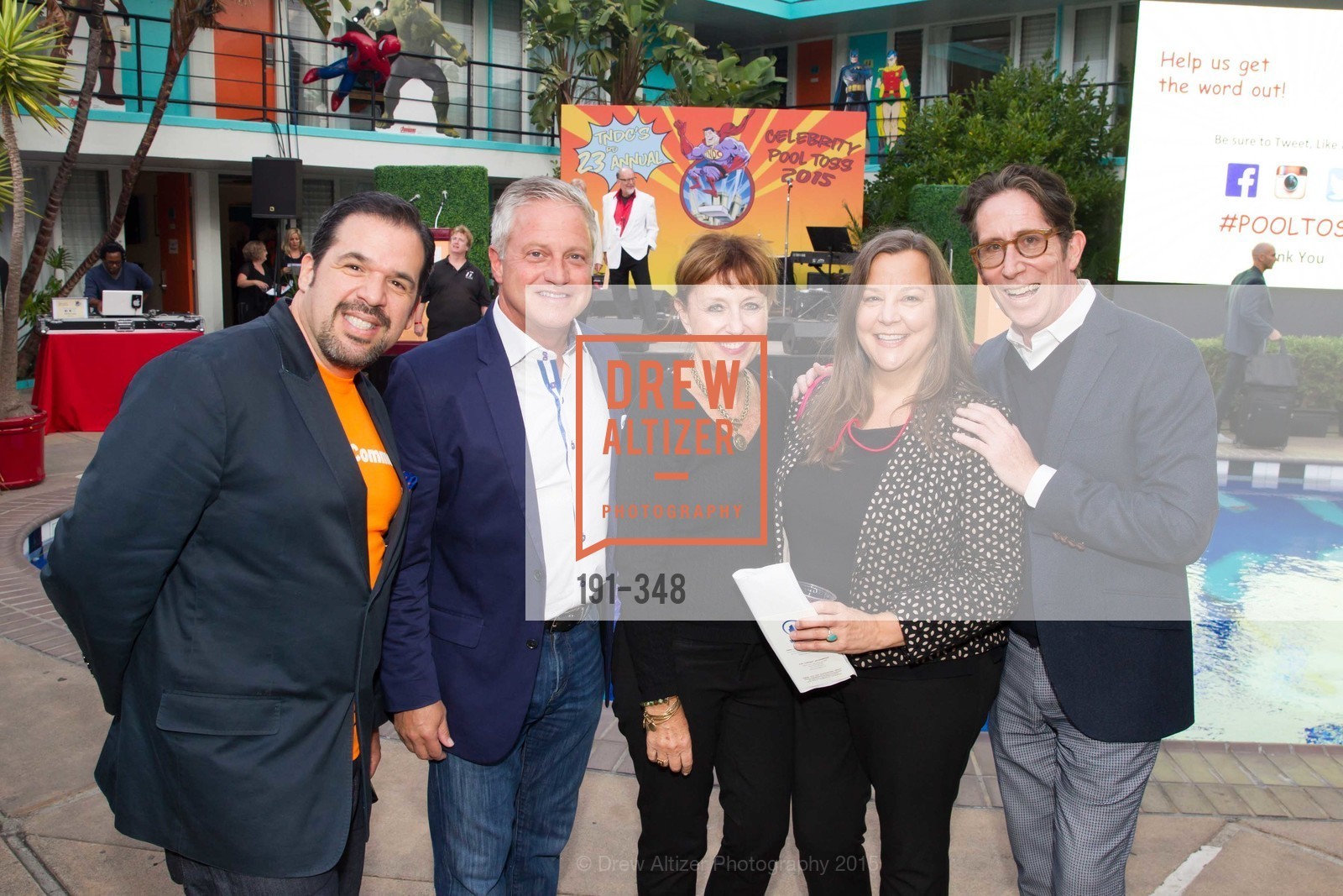 Peter Gamez, Brian Jones, Carol Manningham, Melanie Williams, Al Smyth, TNDC Annual Celebrity Pool Toss, Phoenix Hotel. 601 Eddy St, October 7th, 2015,Drew Altizer, Drew Altizer Photography, full-service agency, private events, San Francisco photographer, photographer california