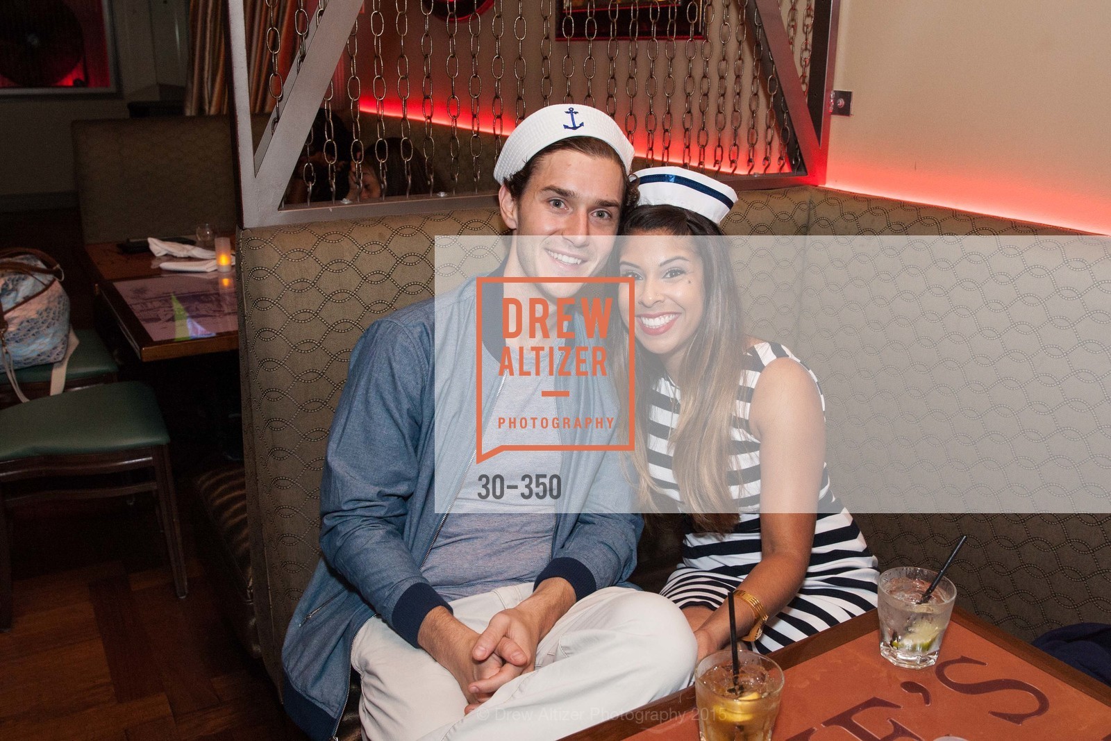 Joseph Nagle, Kavita Karode, Spinsters of San Francisco Presents: Fleet or Flight, Mayes Oyster House. Mayes Oyster House, . 1233 Polk St, October 9th, 2015, Photo #30-350 Joseph Nagle, Kavita Karode, Photo #30-350