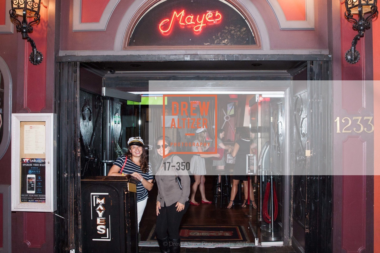 Lauren Birnbaum, Natalie Bueno, Spinsters of San Francisco Presents: Fleet or Flight, Mayes Oyster House. 1233 Polk St, October 9th, 2015,Drew Altizer, Drew Altizer Photography, full-service agency, private events, San Francisco photographer, photographer california