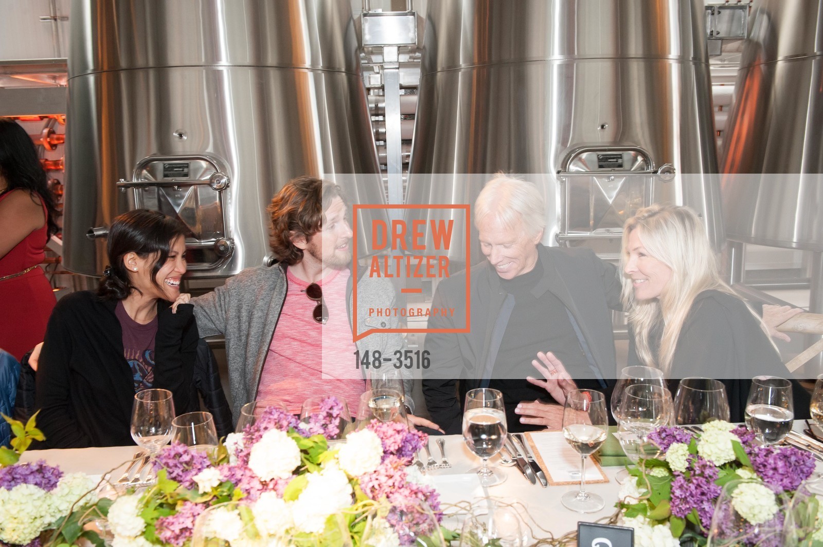 Mimi Pham, Matt Mullenweg, Randy Buchanan, HAMEL FAMILY WINES - Dinner in the Vines with Gary Danko Day 2, US, April 26th, 2014, Photo #148-3516 Mimi Pham, Matt Mullenweg, Randy Buchanan, Photo #148-3516