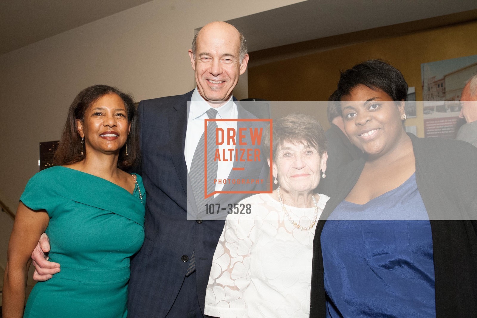 Carla Riemer, David Riemer, Frannie Fleishhacker, Lateesha Holder, A.C.T Producer Circle Dinner, US, December 9th, 2014, Photo #107-3528 Carla Riemer, David Riemer, Frannie Fleishhacker, Lateesha Holder, Photo #107-3528