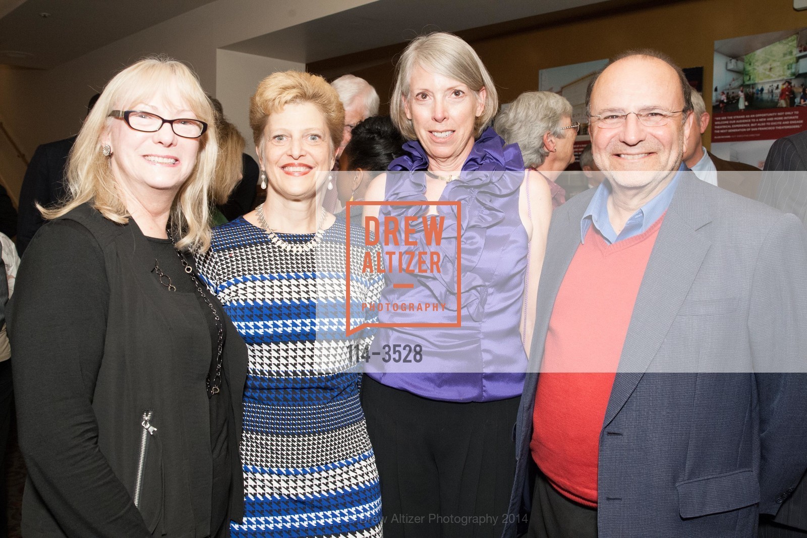 Marcia Levy, Carey Perloff, Buffington Miller, Jim Levy, A.C.T Producer Circle Dinner, US, December 9th, 2014, Photo #114-3528 Marcia Levy, Carey Perloff, Buffington Miller, Jim Levy, Photo #114-3528