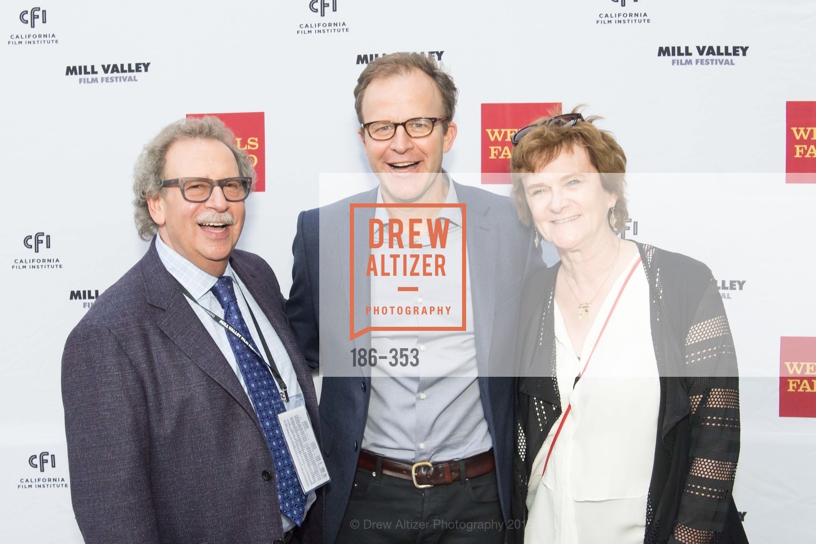 Mark Fishkin, Tom McCarthy, Zoe Elton, Mill Valley Film Festival Opening Night VIP Reception, Outdoor Art Club. 1 W Blithedale Ave, October 8th, 2015,Drew Altizer, Drew Altizer Photography, full-service agency, private events, San Francisco photographer, photographer california