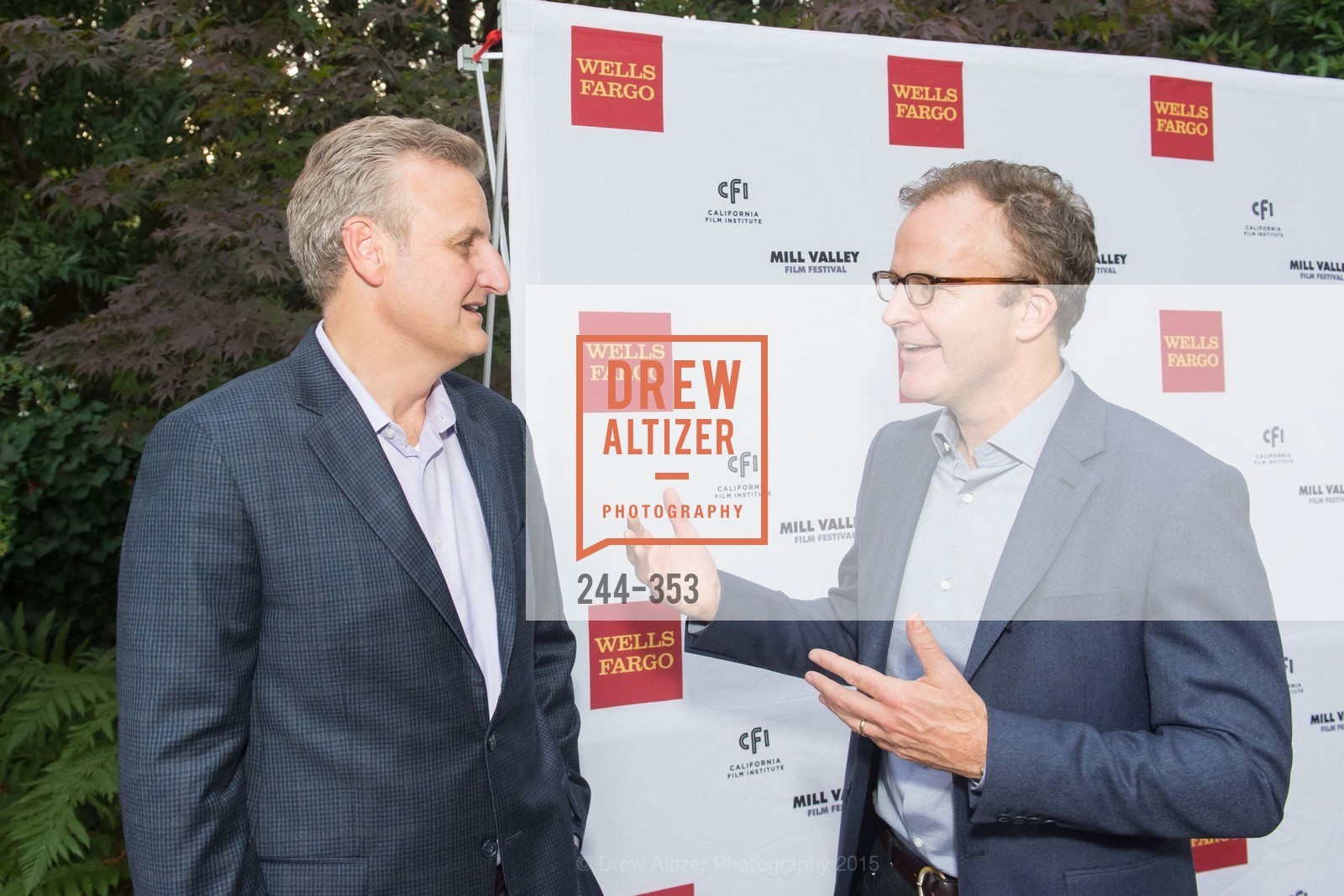 Jeff Johnson, Tom McCarthy, Mill Valley Film Festival Opening Night VIP Reception, Outdoor Art Club. 1 W Blithedale Ave, October 8th, 2015,Drew Altizer, Drew Altizer Photography, full-service agency, private events, San Francisco photographer, photographer california
