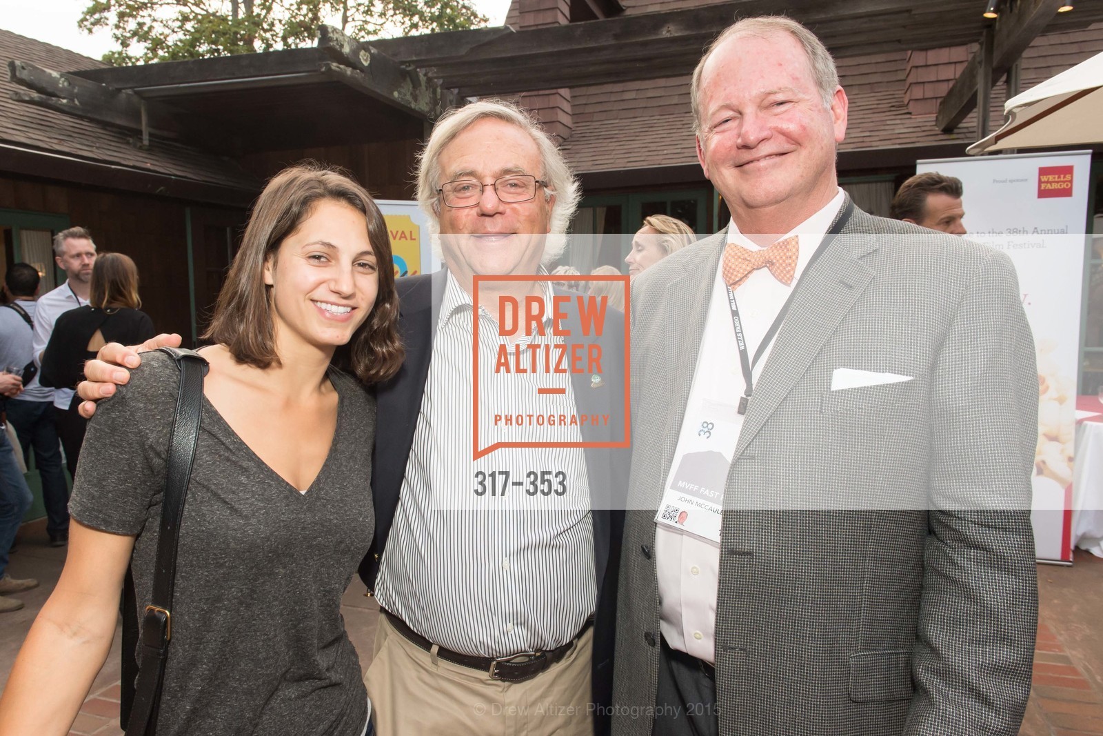 Jacqueline Wachtel, Tom Wachtel, John McCollin, Mill Valley Film Festival 2015 Opening Night VIP Reception, Outdoor Art Club. Outdoor Art Club, . 1 W Blithedale Ave, October 8th, 2015, Photo #317-353 Jacqueline Wachtel, Tom Wachtel, John McCollin, Photo #317-353