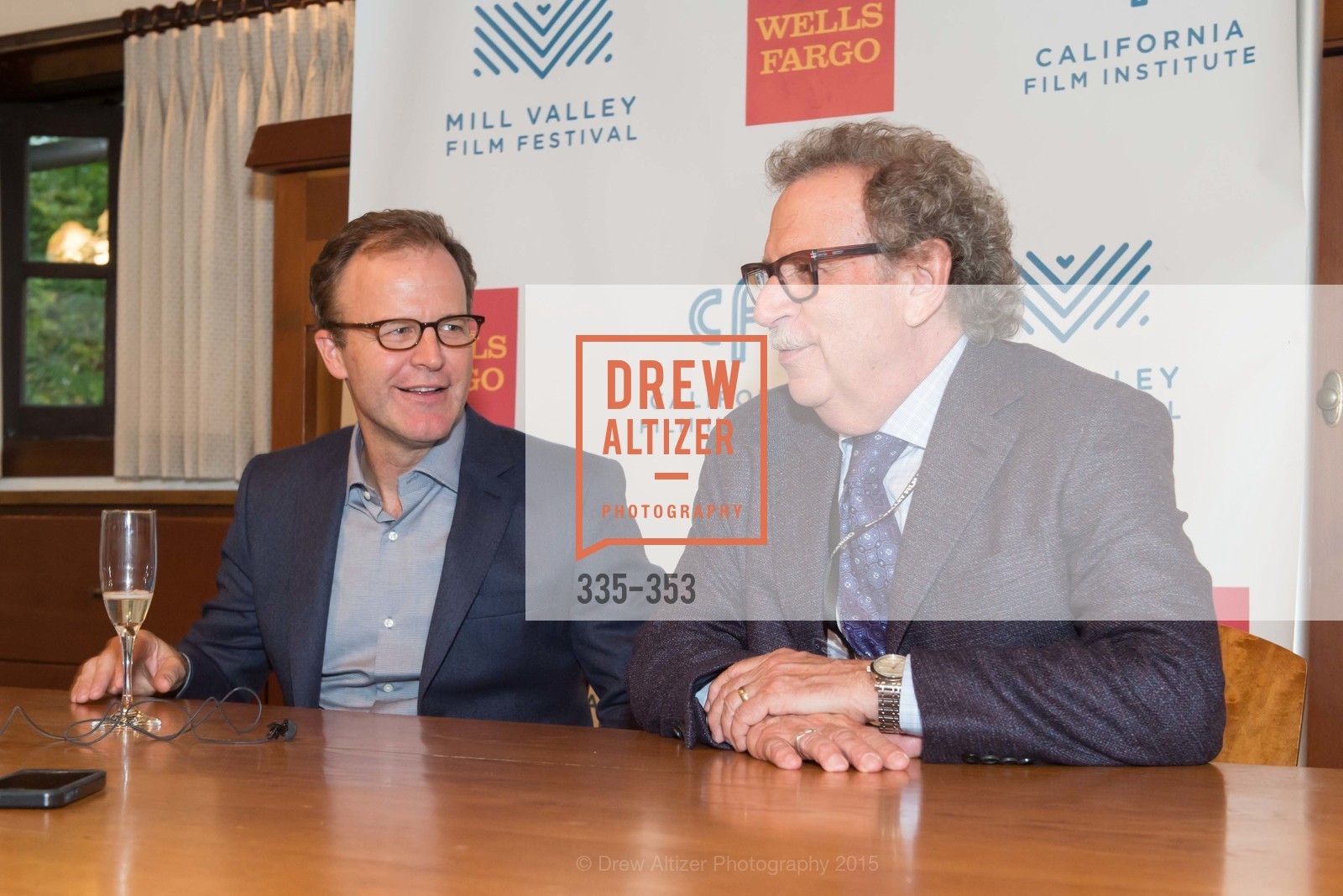 Tom McCarthy, Mark Fishkin, Mill Valley Film Festival Opening Night VIP Reception, Outdoor Art Club. 1 W Blithedale Ave, October 8th, 2015,Drew Altizer, Drew Altizer Photography, full-service agency, private events, San Francisco photographer, photographer california