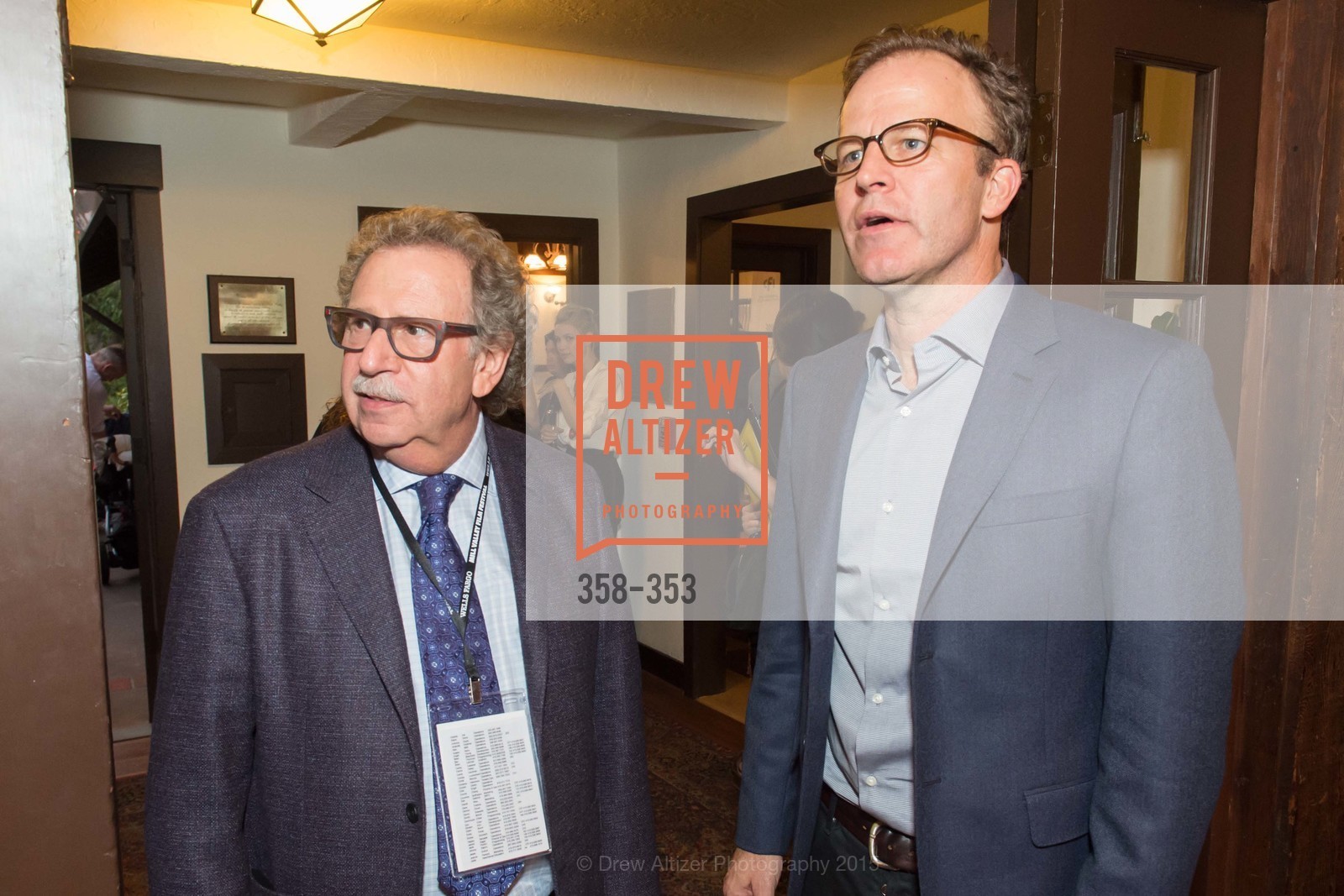 Mark Fishkin, Tom McCarthy, Mill Valley Film Festival Opening Night VIP Reception, Outdoor Art Club. 1 W Blithedale Ave, October 8th, 2015,Drew Altizer, Drew Altizer Photography, full-service agency, private events, San Francisco photographer, photographer california