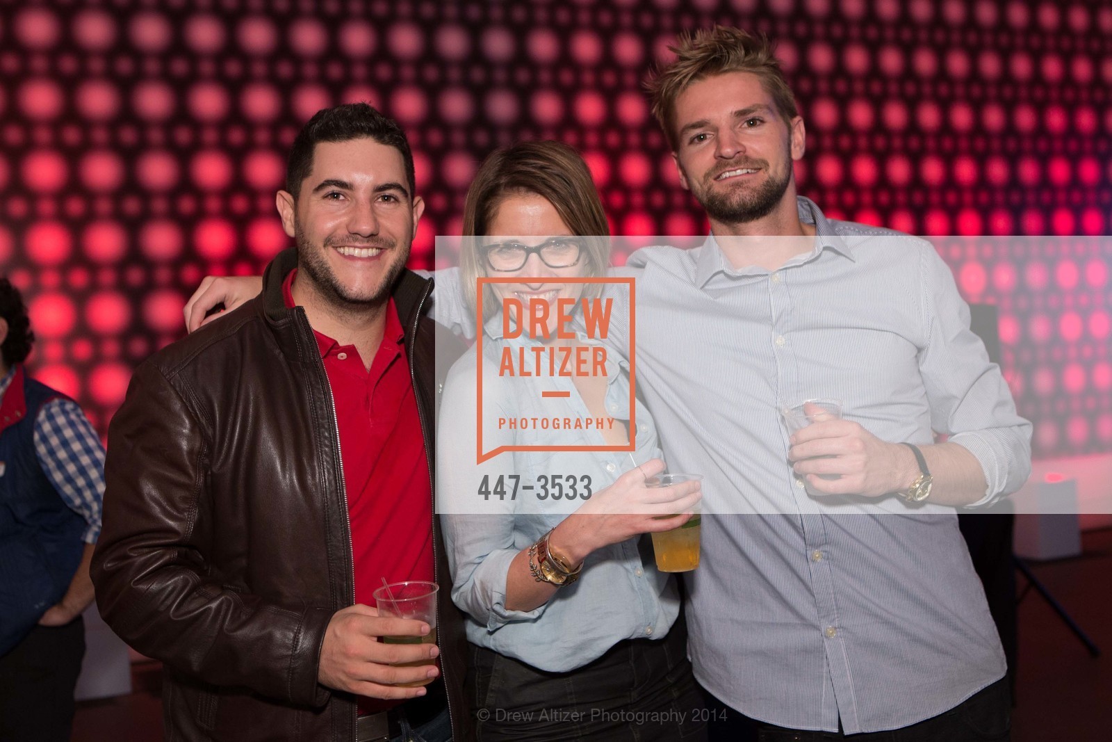 Rafael Burde, Sarah Richardson, Spencer Pederson, 7x7 Hosts Opening Party for Keith Haring's Exhibit at DeYOUNG MUSEUM, US, November 14th, 2014, Photo #447-3533 Rafael Burde, Sarah Richardson, Spencer Pederson, Photo #447-3533