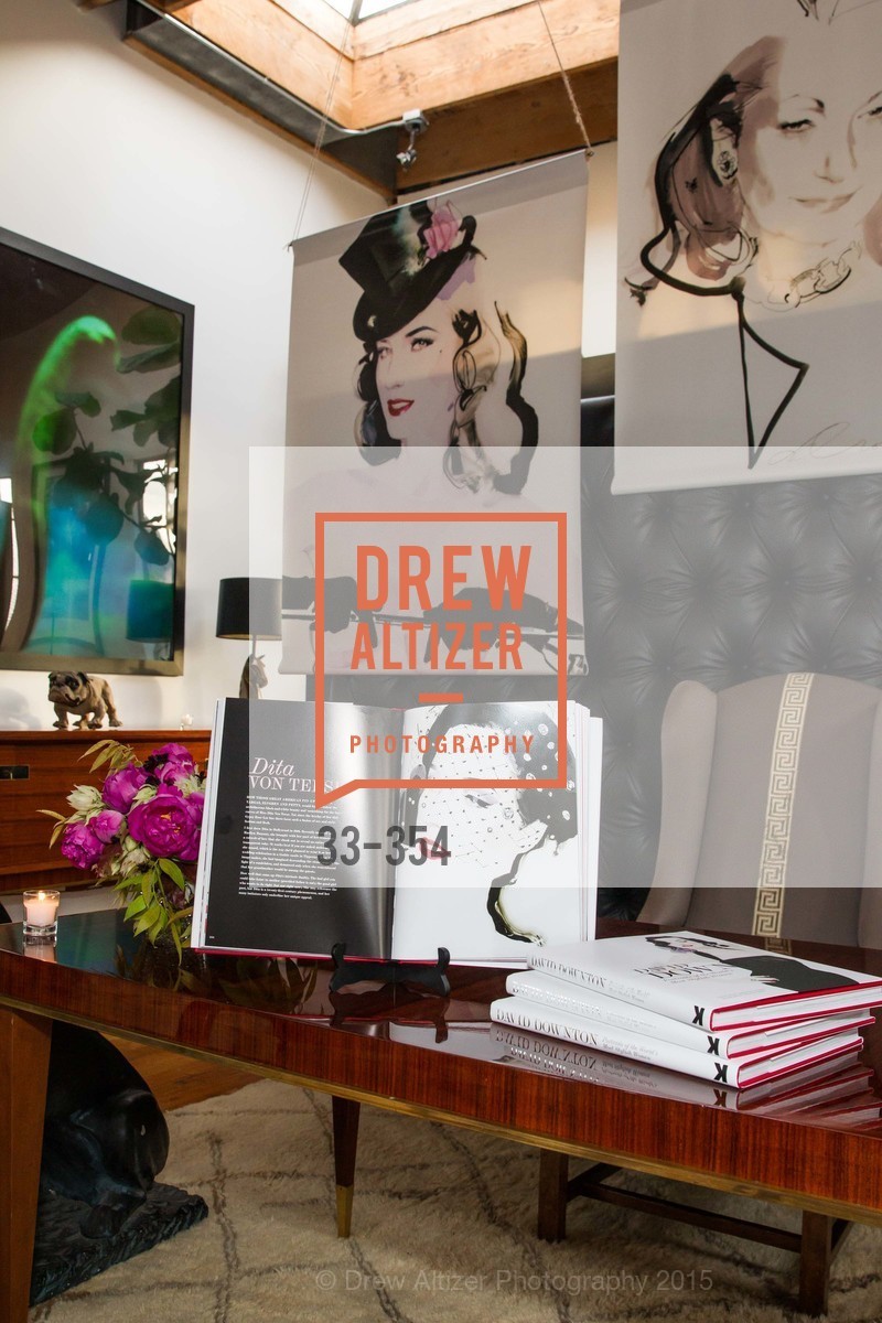 Atmosphere, Ken Fulk Hosts A David Downton Book Signing Party, Ken Fulk's Loft. 310 7th St, October 9th, 2015,Drew Altizer, Drew Altizer Photography, full-service agency, private events, San Francisco photographer, photographer california