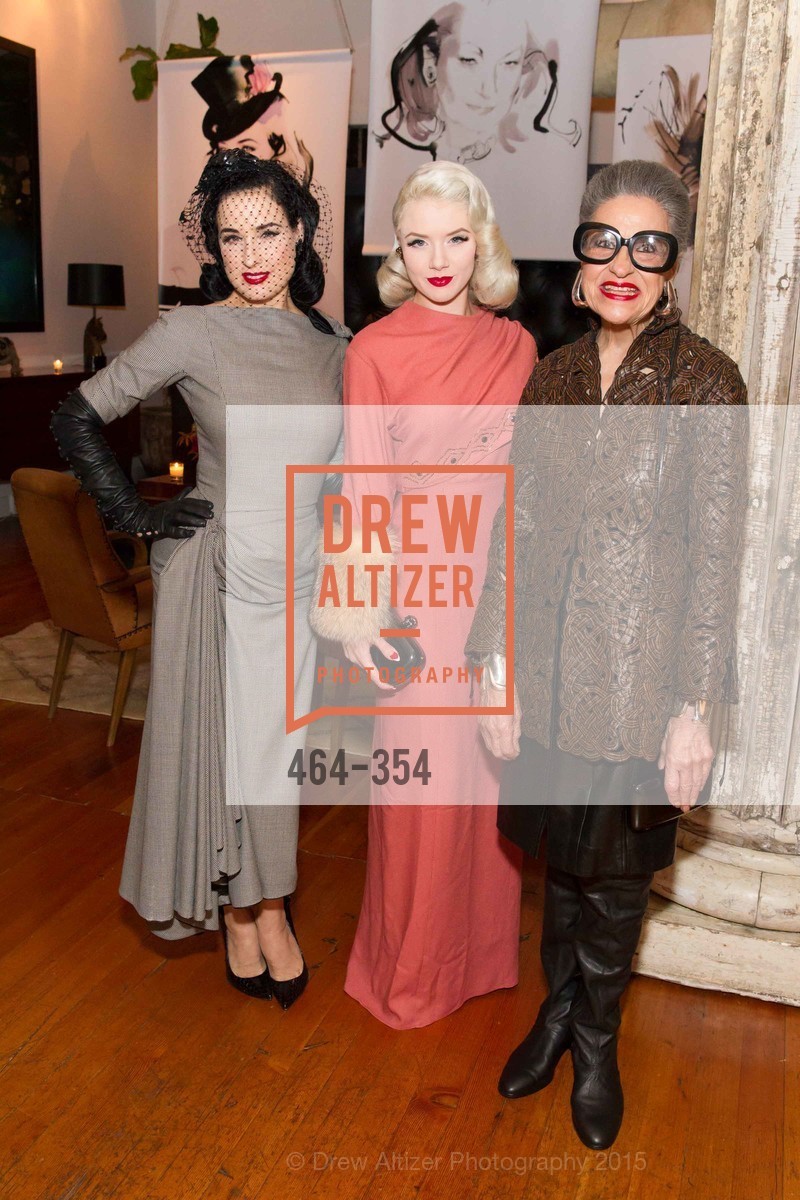 Dita Von Teese, Mosh, Joy Venturini Bianchi, Ken Fulk Hosts A David Downton Book Signing Party, Ken Fulk's Loft. 310 7th St, October 9th, 2015,Drew Altizer, Drew Altizer Photography, full-service agency, private events, San Francisco photographer, photographer california