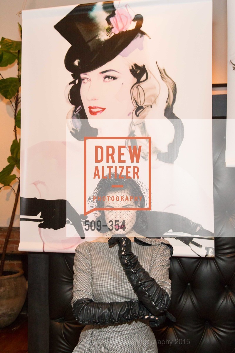 Dita Von Teese, Ken Fulk Hosts A David Downton Book Signing Party, Ken Fulk's Loft. 310 7th St, October 9th, 2015,Drew Altizer, Drew Altizer Photography, full-service agency, private events, San Francisco photographer, photographer california