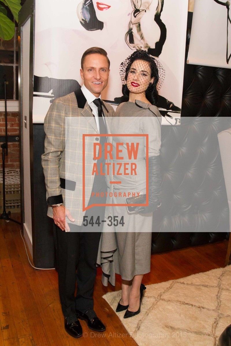 Ken Fulk, Dita Von Teese, Ken Fulk Hosts A David Downton Book Signing Party, Ken Fulk's Loft. 310 7th St, October 9th, 2015,Drew Altizer, Drew Altizer Photography, full-service agency, private events, San Francisco photographer, photographer california