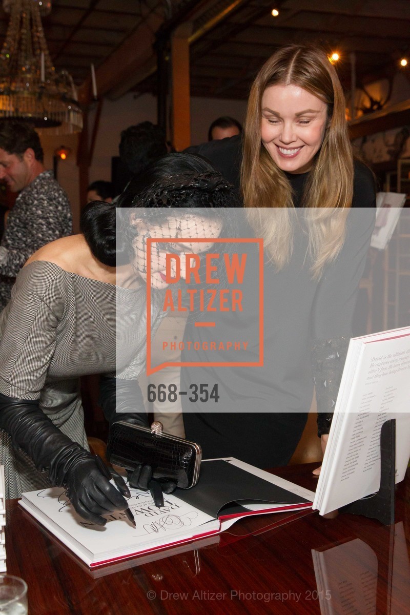 Dita Von Teese, Tatiana Sorokko, Ken Fulk Hosts A David Downton Book Signing Party, Ken Fulk's Loft. 310 7th St, October 9th, 2015,Drew Altizer, Drew Altizer Photography, full-service agency, private events, San Francisco photographer, photographer california