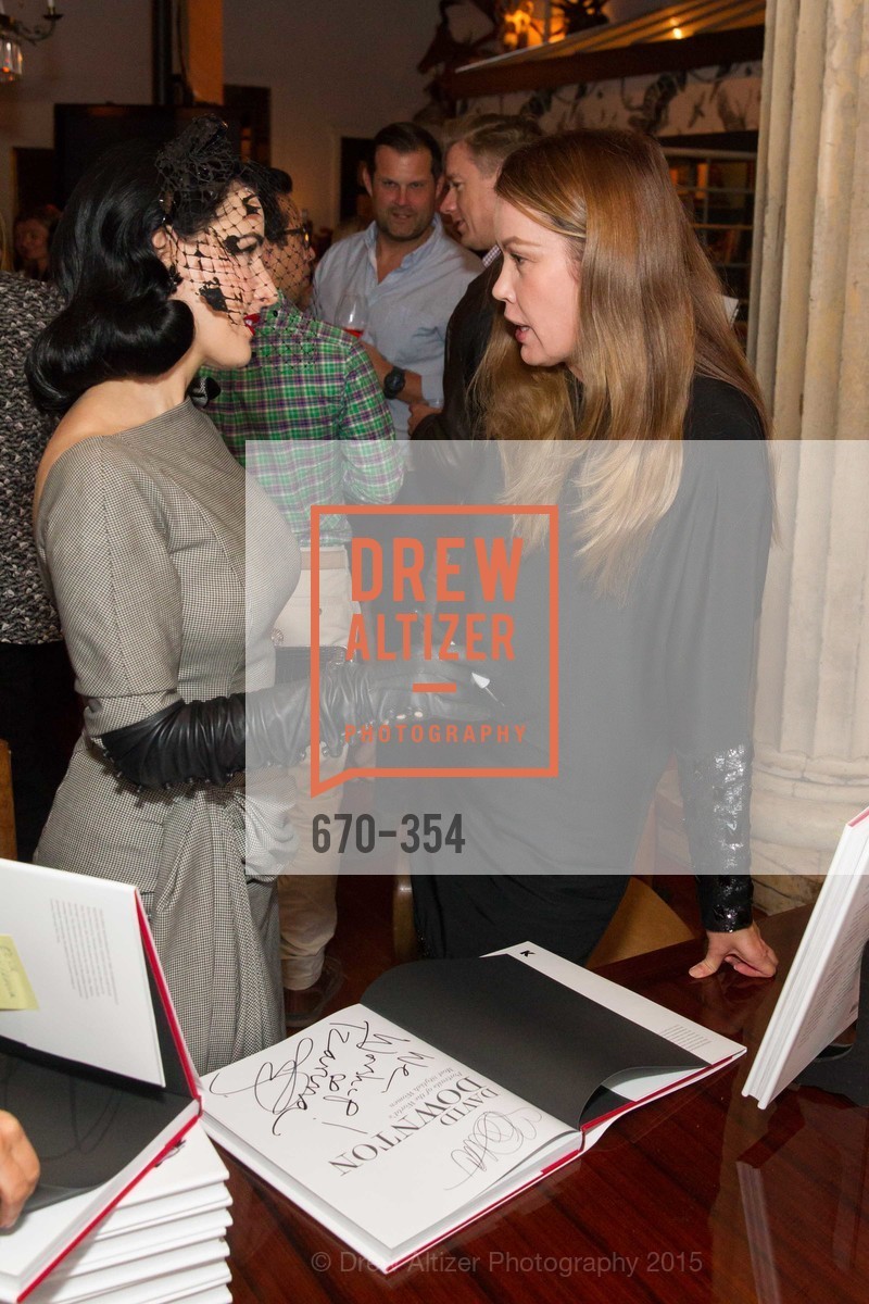 Dita Von Teese, Tatiana Sorokko, Ken Fulk Hosts A David Downton Book Signing Party, Ken Fulk's Loft. 310 7th St, October 9th, 2015,Drew Altizer, Drew Altizer Photography, full-service agency, private events, San Francisco photographer, photographer california